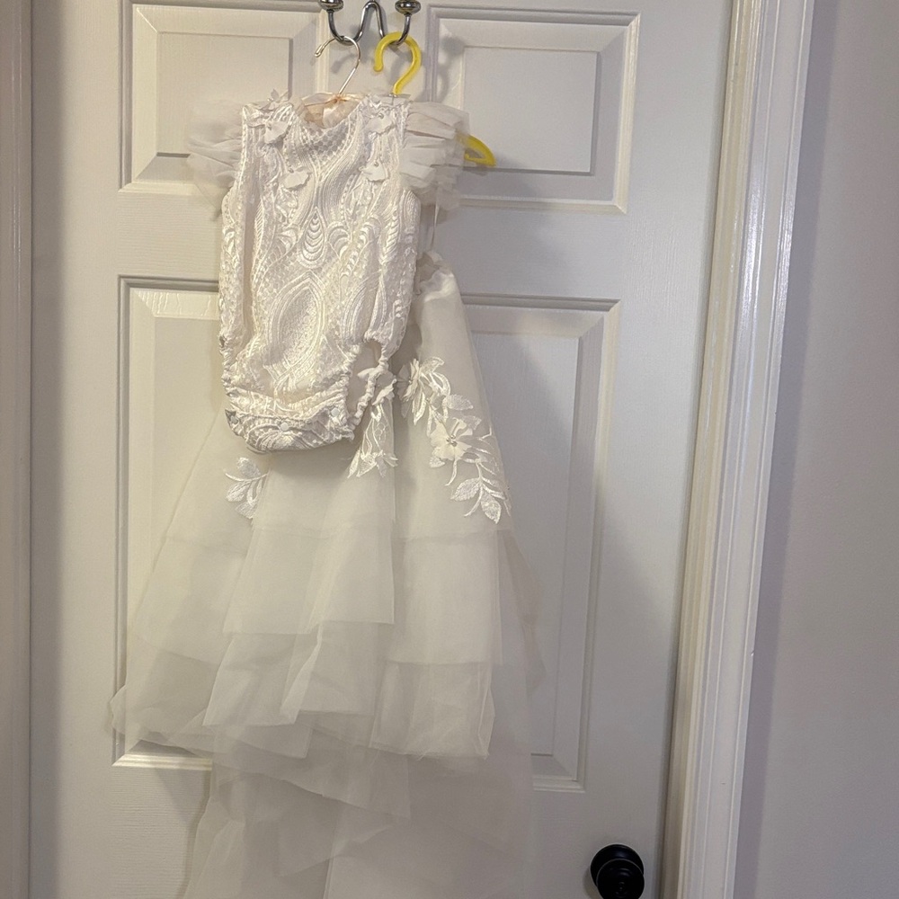 Baby girl’s baptism dress, EUC